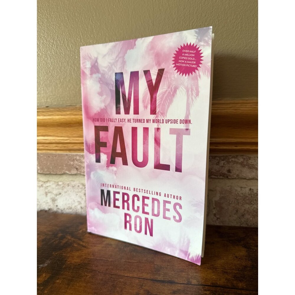 My Fault By Mercedes Ron Paperback Young Adult Romance Novel Bloom Books